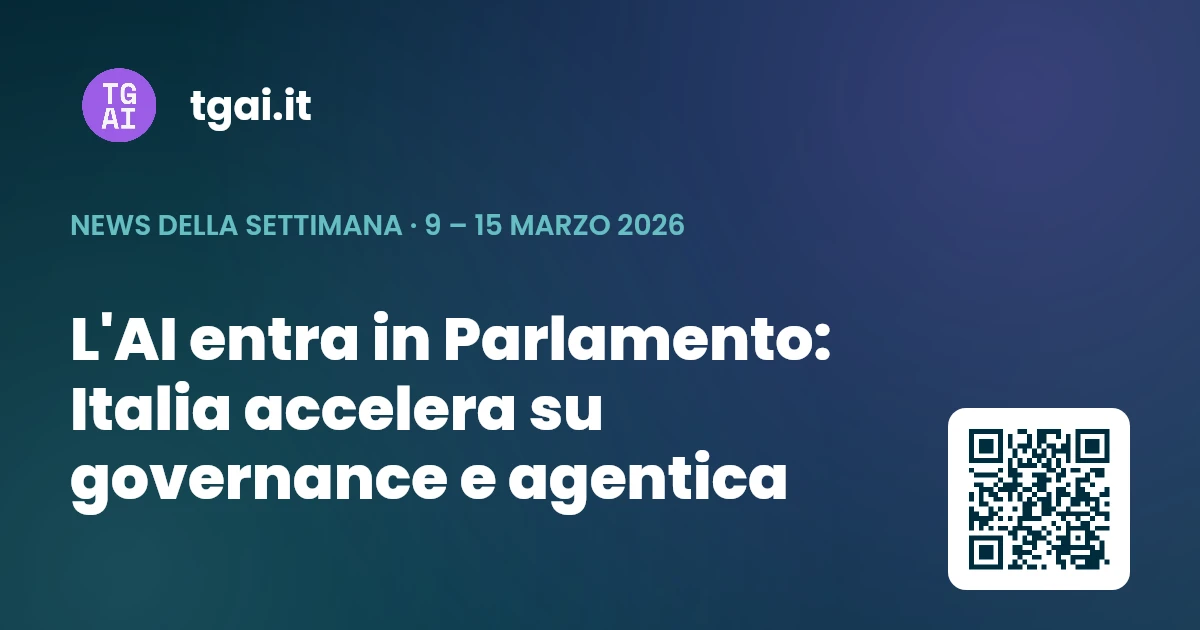 Settimana 9 – 15 marzo 2026