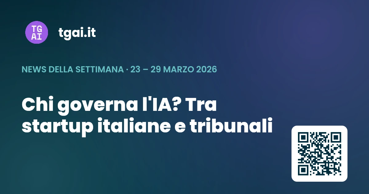 Settimana 23 – 29 marzo 2026