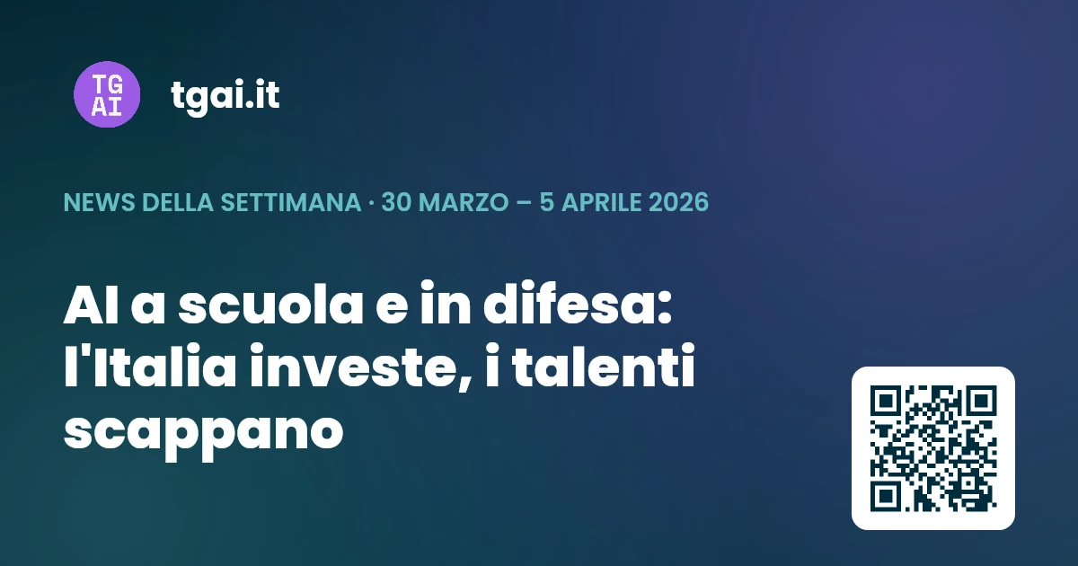 Settimana 30 marzo – 5 aprile 2026